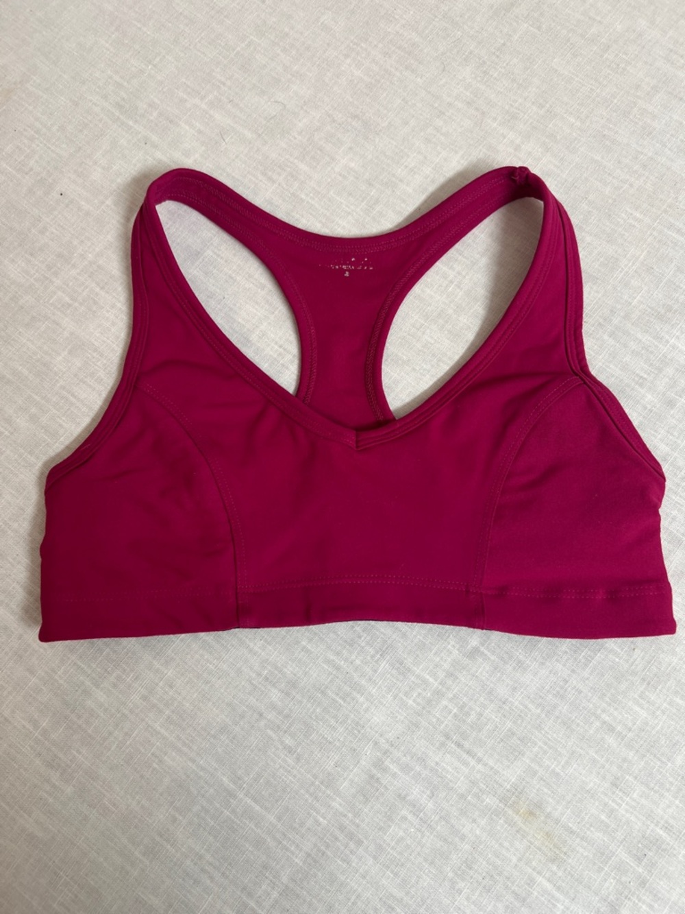 🌞 bebe vintage y2k fitness pullover sports bra hot pink/maroon women size S
